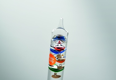 Logo trade promotional merchandise photo of: Galileo thermometer glass 28cm