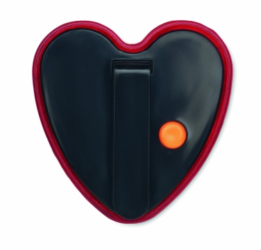 Logotrade promotional giveaway image of: Heart shaped reflector light