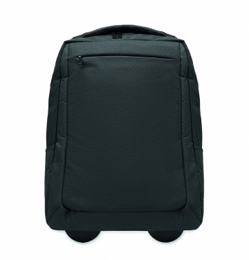 Logotrade promotional merchandise photo of: A portable backpack trolley with wheels, made of 600D RPET polyester
