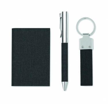 Logo trade promotional item photo of: 3-piece gift set in a gift box with customizable printing