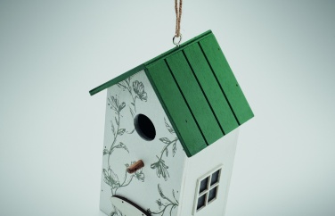 Logo trade advertising product photo of: Bird house in plywood