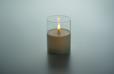Logotrade promotional gift picture of: LED wax candle in glass holder