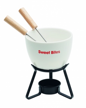 Logo trade promotional gifts picture of: Ceramic fondue set 240 ml