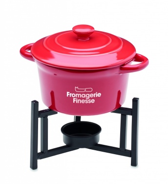 Logo trade promotional products image of: Ceramic fondue set 300 ml