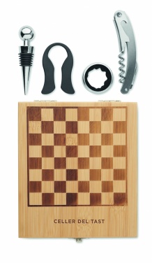 Logo trade corporate gift photo of: Chess board wine set