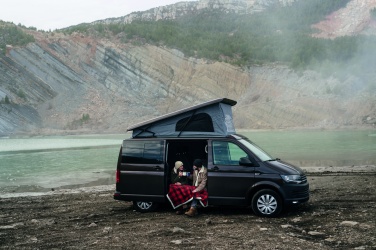 Logotrade advertising product image of: RPET sherpa fleece blanket