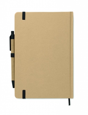 Logo trade advertising product photo of: Caratil A5 notebook in recycled carton