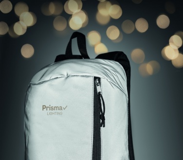 Logo trade promotional item photo of: High reflective backpack 600D