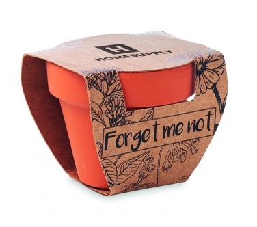 Logotrade business gift image of: Terracotta pot 'forget me not'