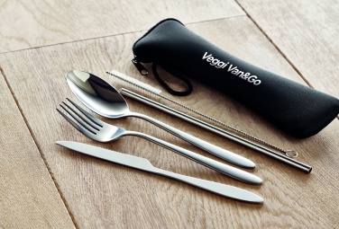 Logo trade promotional giveaway photo of: Cutlery set stainless steel