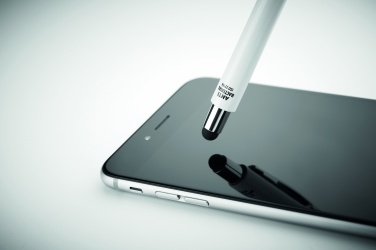 Logo trade promotional items image of: Antibacterial stylus ballpen
