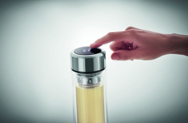Logotrade business gift image of: Bottle with touch thermometer