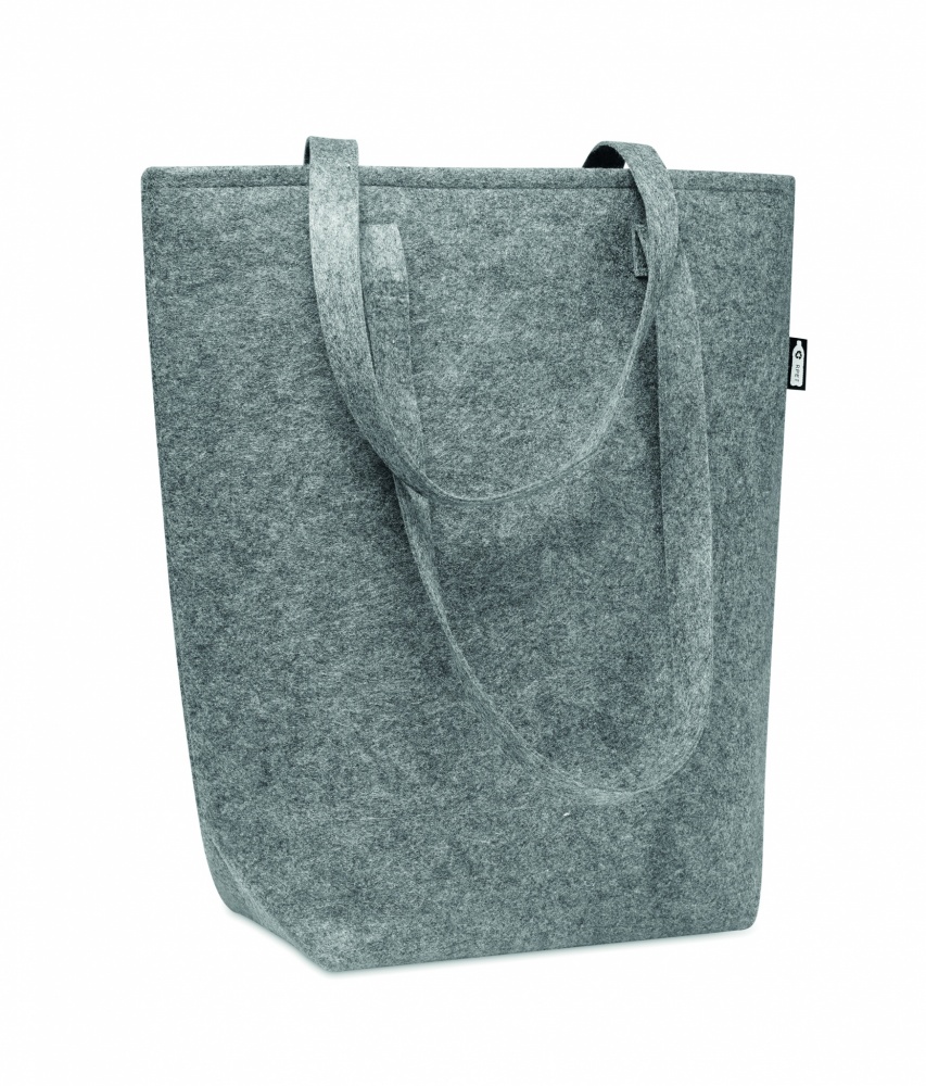 Logo trade promotional giveaway photo of: RPET felt shopping bag