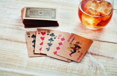 Logo trade advertising product photo of: Recycled paper playing cards