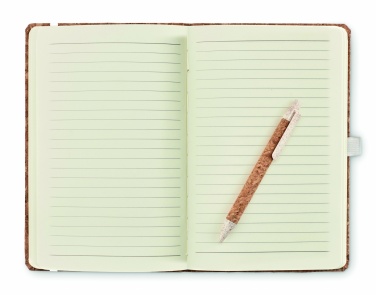 Logotrade business gifts photo of: A5 cork notebook with pen