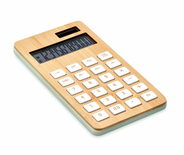 Logotrade promotional products photo of: 12 digit bamboo calculator