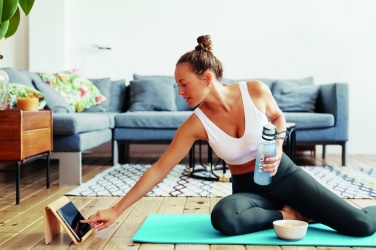 Logo trade promotional merchandise image of: Fitness yoga matt rope and bag