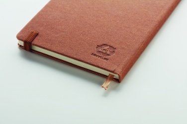 Logotrade advertising products photo of: Recycled Leather A5 notebook