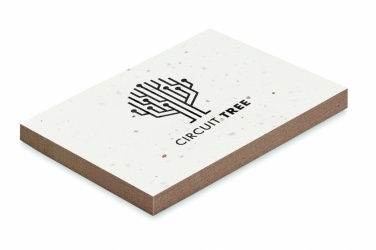 Logo trade advertising products picture of: Grass/seed paper memo pad