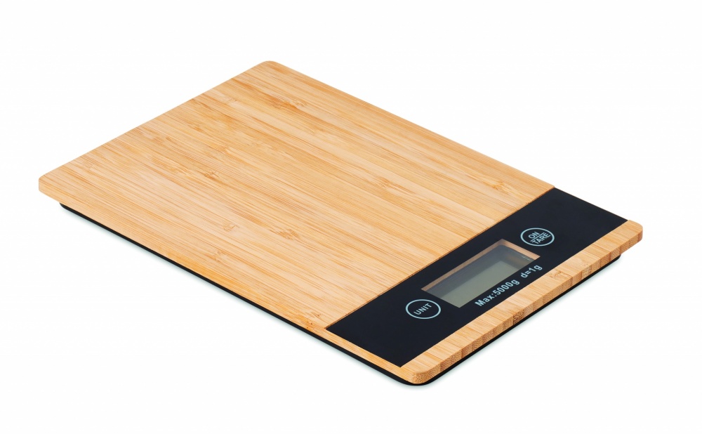 Logotrade business gift image of: Bamboo digital kitchen scales