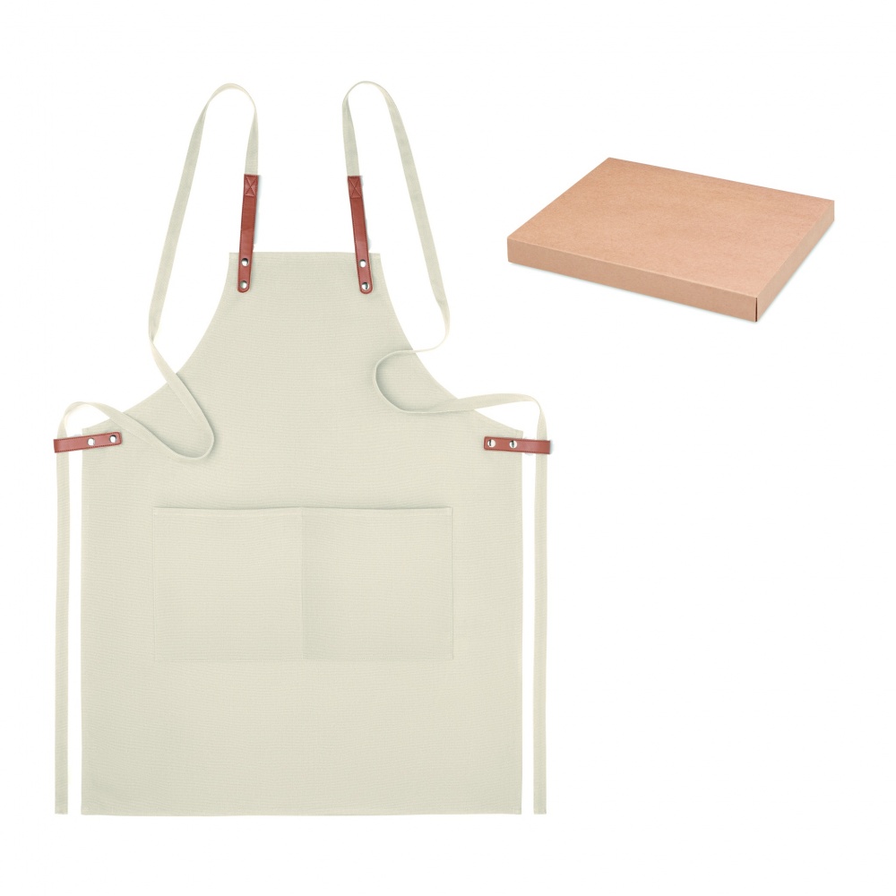 Logo trade promotional products image of: Organic cotton apron 340 gr/m²