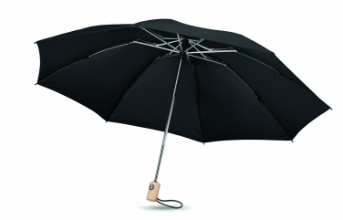 Logo trade promotional gifts image of: 23 inch 190T RPET umbrella