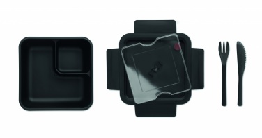 Logo trade corporate gifts image of: Lunch box with cutlery 600ml