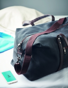 Logotrade corporate gift picture of: Weekend bag in canvas 450gr/m²