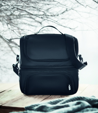 Logo trade promotional giveaways image of: Cooler bag in 600D RPET