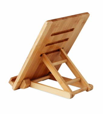 Logo trade corporate gifts picture of: Bamboo tablet stand TUANUI