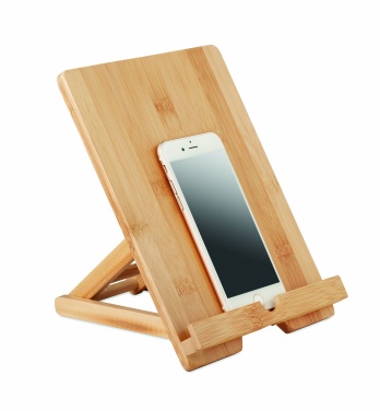 Logotrade promotional products photo of: Bamboo tablet stand TUANUI