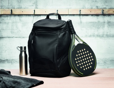 Logo trade promotional merchandise photo of: 600D RPET sports rucksack