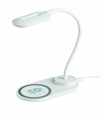 Logo trade corporate gift photo of: Desktop light and charger 10W