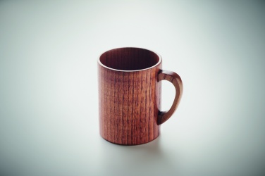 Logo trade promotional gifts image of: Oak wooden mug 280 ml