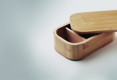 Logo trade promotional merchandise photo of: Bamboo lunch box 650ml LADEN