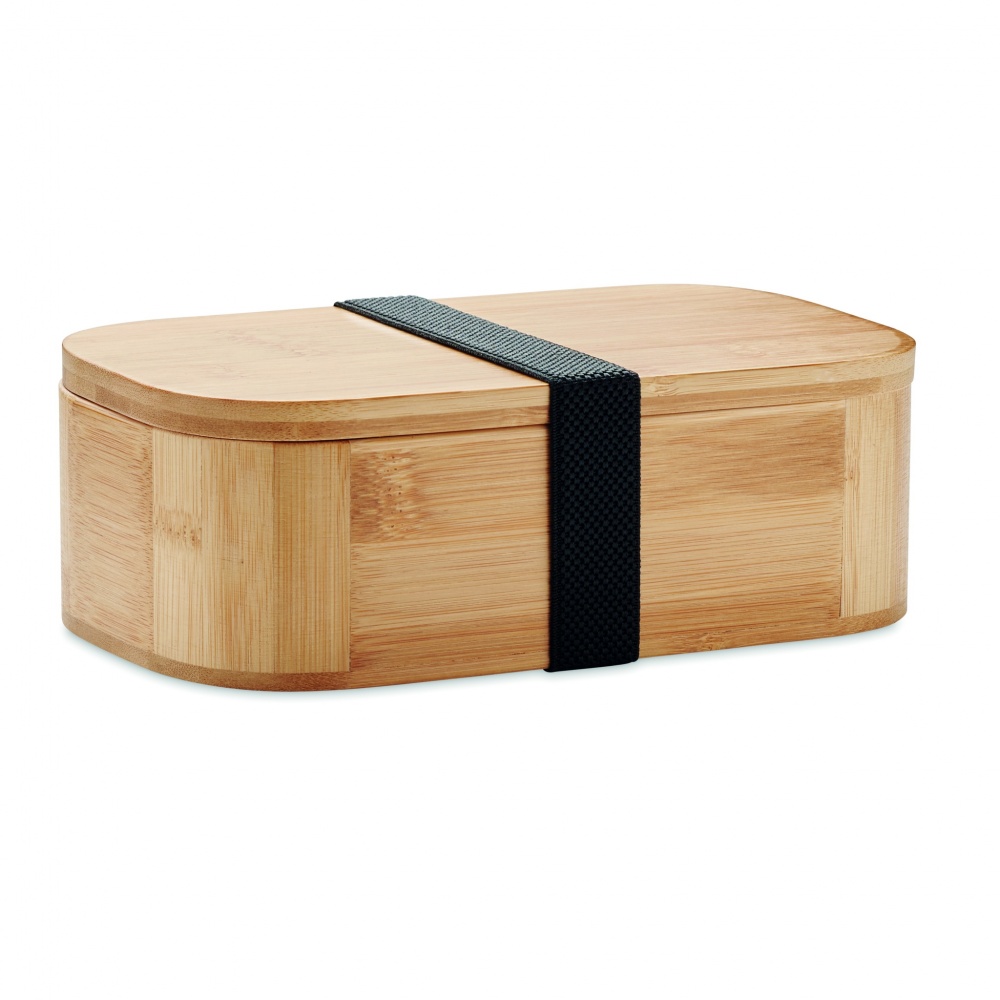 Logo trade promotional products picture of: Bamboo lunch box 1000ml LADEN LARGE