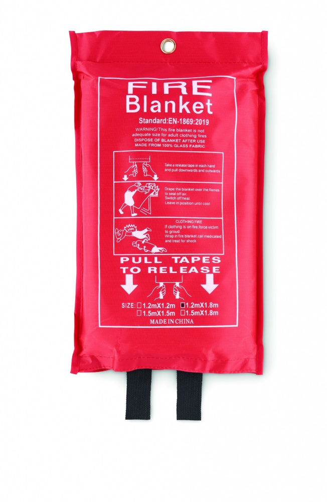 Logo trade advertising products picture of: Fire blanket in pouch 120x180