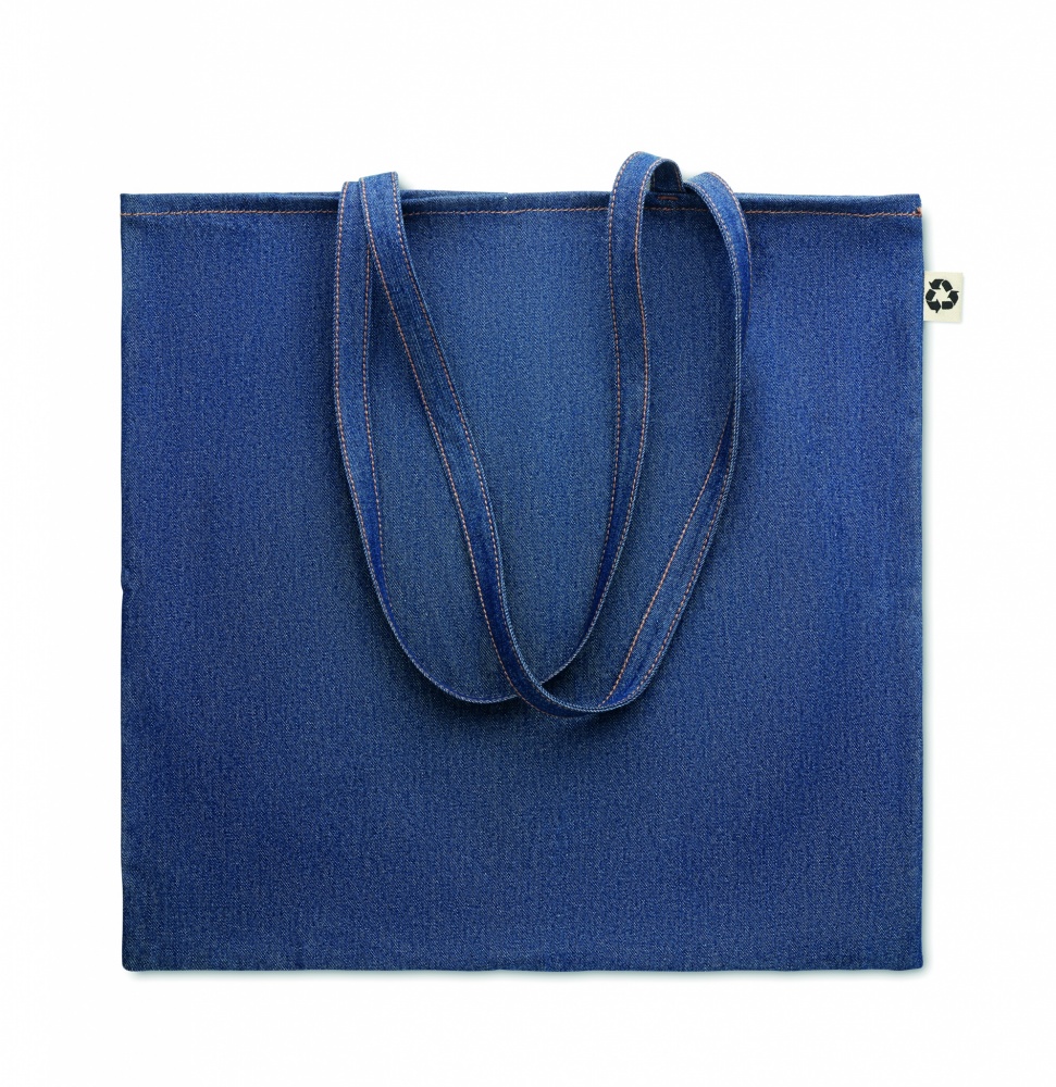 Logotrade promotional giveaway picture of: Recycled denim shopping bag