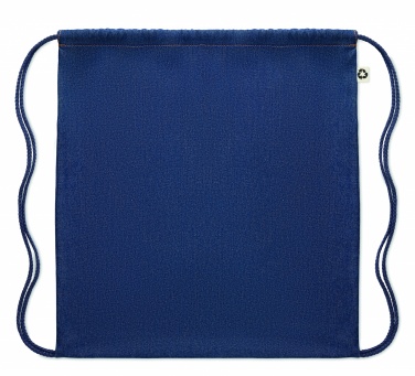 Logotrade advertising product picture of: Recycled denim drawstring bag