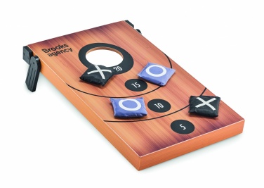 Logo trade corporate gifts picture of: Double sided MDF game set