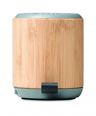 Logo trade corporate gift photo of: 5.3 wireless bamboo speaker