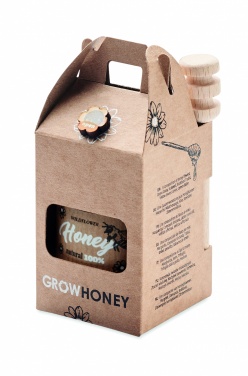 Logotrade corporate gift picture of: Wildflower honey jar set 50gr