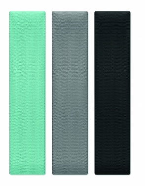 Logotrade business gift image of: Set of 3 fitness bands in pouch