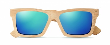 Logo trade corporate gift photo of: Sunglasses and case in bamboo KEILA