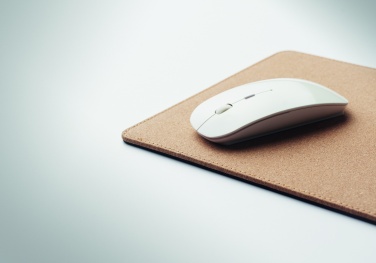 Logo trade promotional giveaway photo of: Cork mouse mat charger 15W