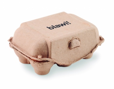 Logo trade promotional product photo of: 6 chalk eggs in box