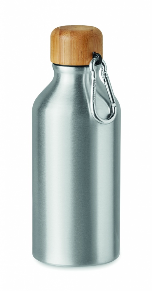 Logotrade promotional gift image of: Aluminium bottle 400 ml