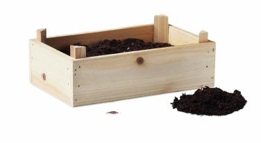 Logotrade promotional products photo of: Tomato kit in wooden crate