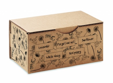 Logo trade promotional giveaways picture of: Flowers growing kit