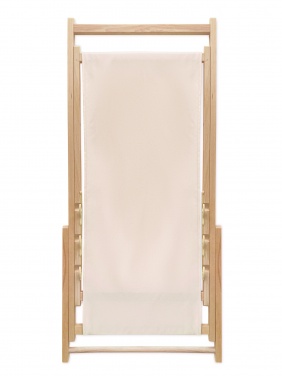 Logo trade business gift photo of: Beach chair in wood